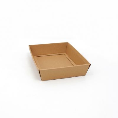 Size: 30x22x6cm. Kraft Hamper Tray Box