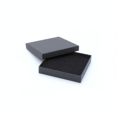Size: 10x10x2cm. Black Gift Box With Lid