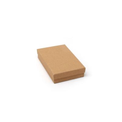 Size: 11.5x7.5x2.5cm* Brown kraft paper gift box