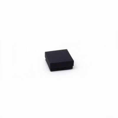 Ring box. 5x5x2cm. Black gift box.