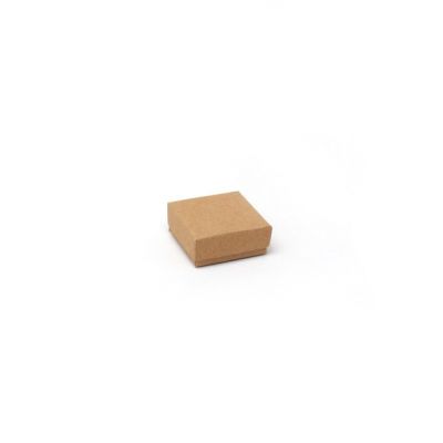 Ring box. 5x5x2cm. Kraft gift box.