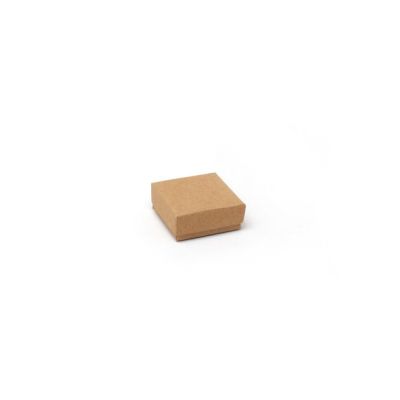 Ring box. 5x5x2cm. Kraft gift box.