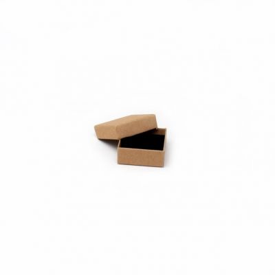 Ring box. 5x5x2cm* Brown kraft paper ring box