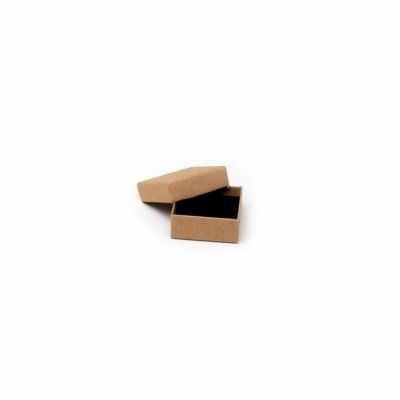 Ring box. 5x5x2cm. Kraft gift box.