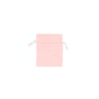 Size: 10x8cm Soft pink cotton rich bag
