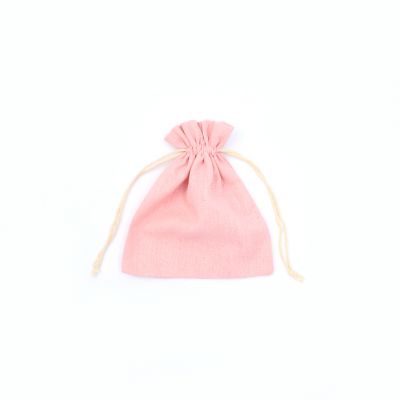 Size: 16x14cm Soft Pink Cotton rich bag