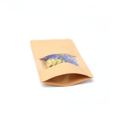 Size: 20x12x4cm Lined brown paper food grade bag