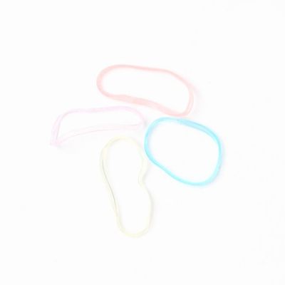 Polyurethane bands - Pastels - Purse of 250 - 1mm thick