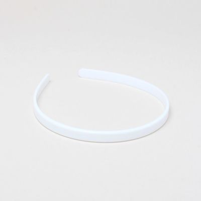 1cm wide flat plain plastic aliceband core