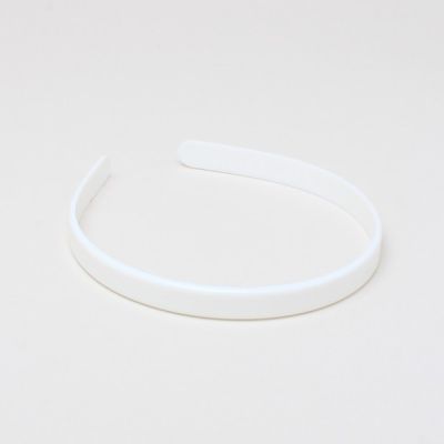 1.3cm wide flat plain plastic aliceband core*