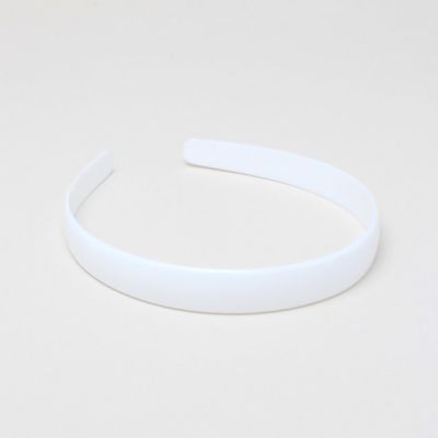 1.8cm wide D profile plastic aliceband core