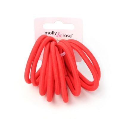 Elastics - Red - Card of 10 - 5mm thick