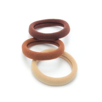 Jersey elastics - Browns - Card of 6 - 8mm thick