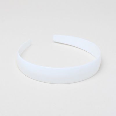 2.5cm wide D profile plastic aliceband core