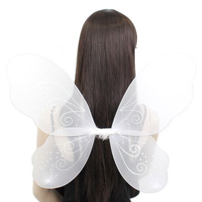 White net fairy wings 52x43cm