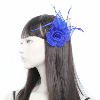 © Style Fifi. Royal blue fascinator on a clip and pin