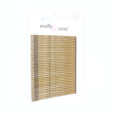 Card of 36 blonde kirby grips. 45mm