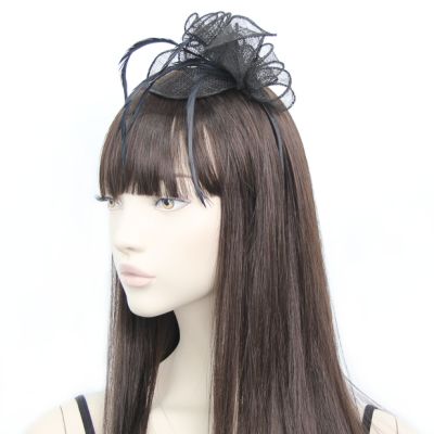 © Style Marie, Looped sinamay fascinator on an aliceband