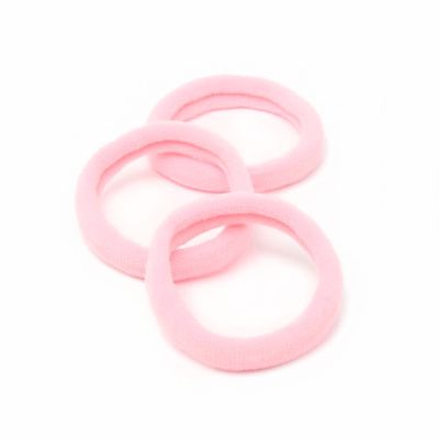 Jersey elastics - Pink - Card of 6 - 8mm thick