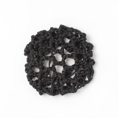 Black shiny bun net 10cm*