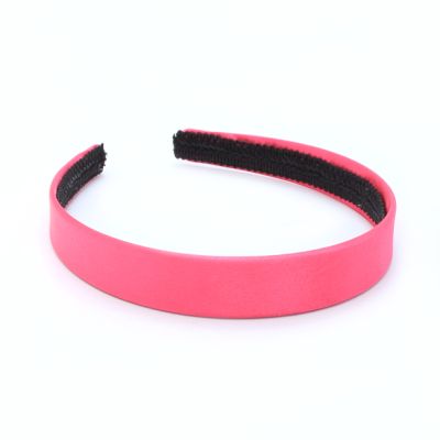 2cm wide Pink satin fabric aliceband