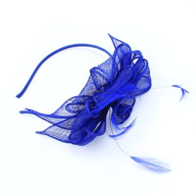 © Style Verity. Sinamay rose fascinator on an aliceband