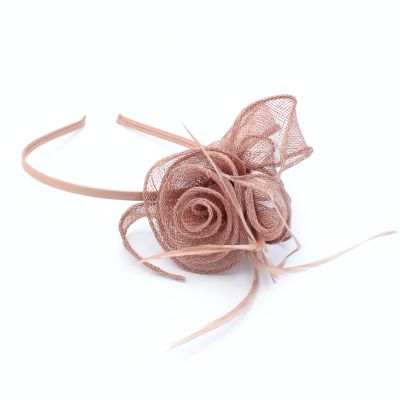 © Style Marie, Coiled sinamay fascinator on an aliceband