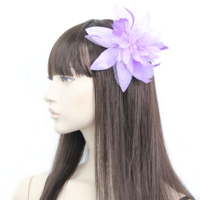 © Style Molly, Lilac flower fascinator on a comb