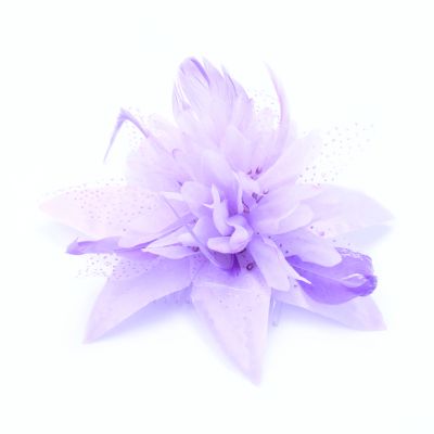 © Style Molly, Lilac flower fascinator on a comb