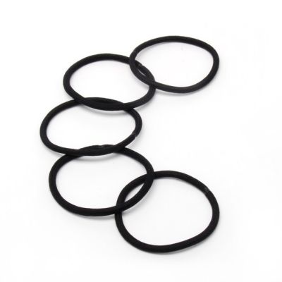 Elastic - Black - Card of 10 - 4mm thick