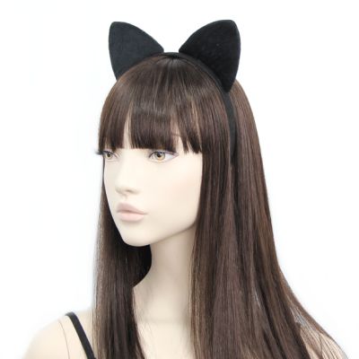 Black cat ears aliceband