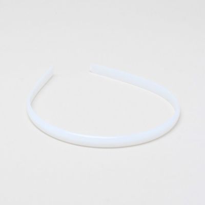 1cm wide D profile plastic aliceband core