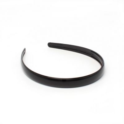 1.5cm wide Black plastic aliceband