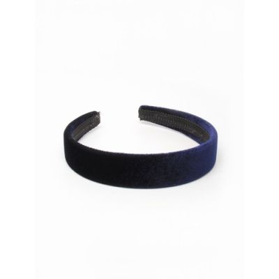 2.5cm wide Navy velvet aliceband