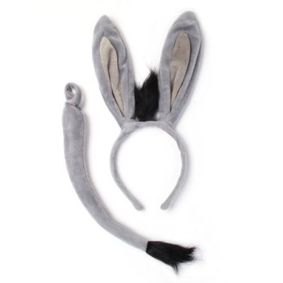 Donkey ears and tail dress up set