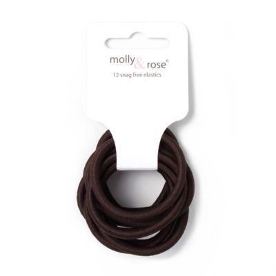 Elastics - Brown - Card of 12 - 4mm thick