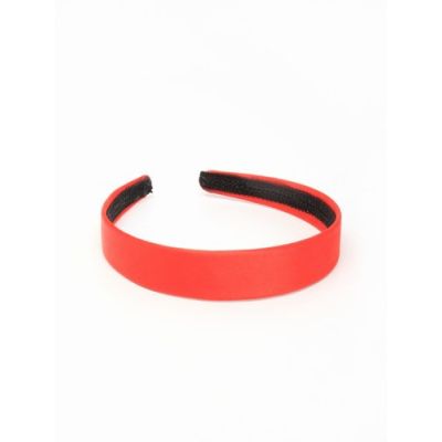 2.5cm wide Red satin aliceband