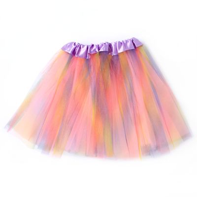Child size Rainbow net tutu* Waistband 15-28"