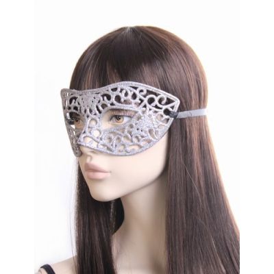 Glitter filligree masquerade mask.