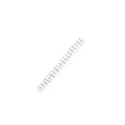 Crystal barrette clip 6.5cm