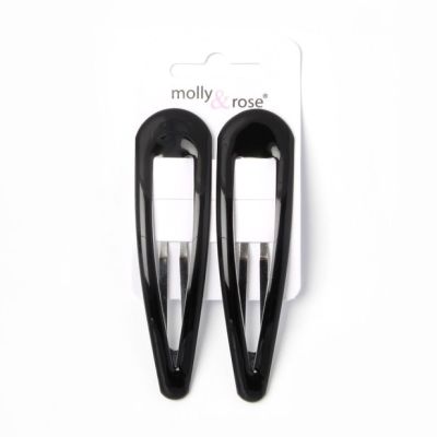 Card of 2 Black epoxy sleepies 9cm