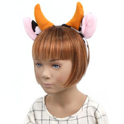 Cow ears and tail dress up set