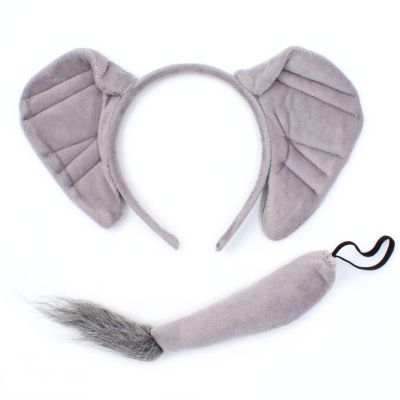 Elephant ears and tail dress up set