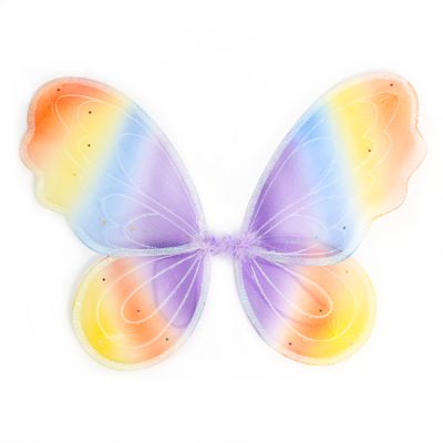 Rainbow net fairy wings 49x42cm
