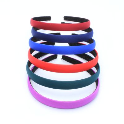 1.5cm matt satin aliceband in School colours