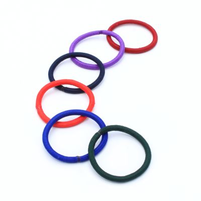 Elastics - School mix - Card of 6 - 4mm thick