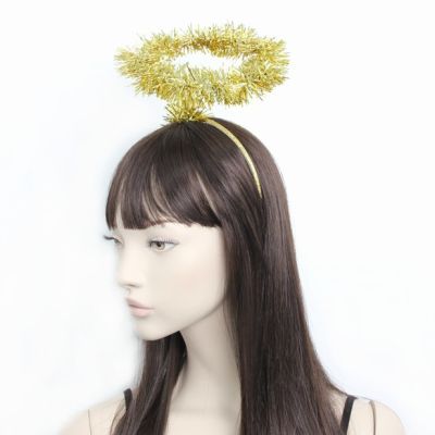 Christmas tinsel halo aliceband