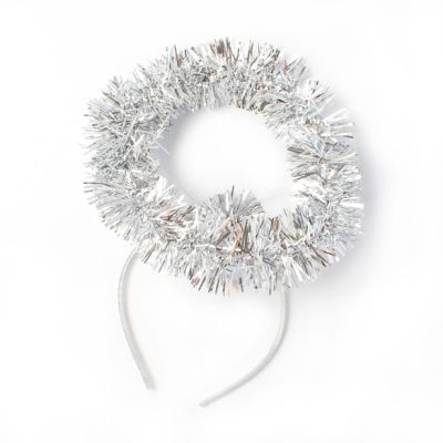 Christmas tinsel halo aliceband