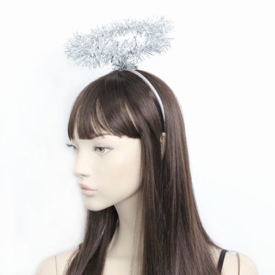 Christmas tinsel halo aliceband