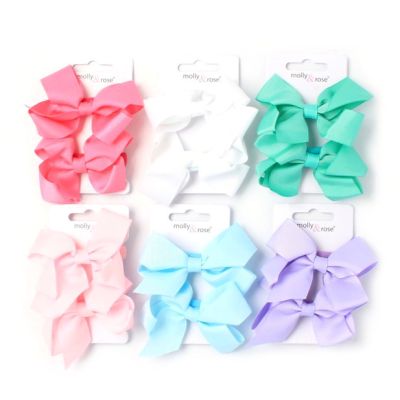 Jersey elastics - Bow motif - Card of 2 - 7mm thick
